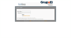 Desktop Screenshot of grupoei.kmkey.com