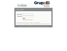 Tablet Screenshot of grupoei.kmkey.com